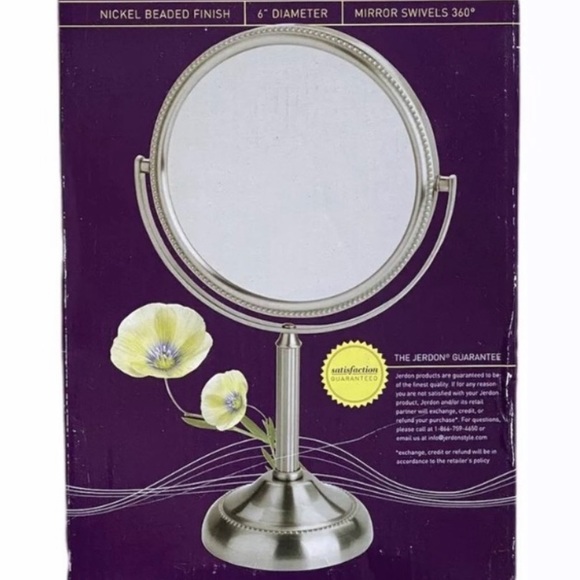 Two Sided Table Top Vanity Mirror 6" - Picture 2 of 3